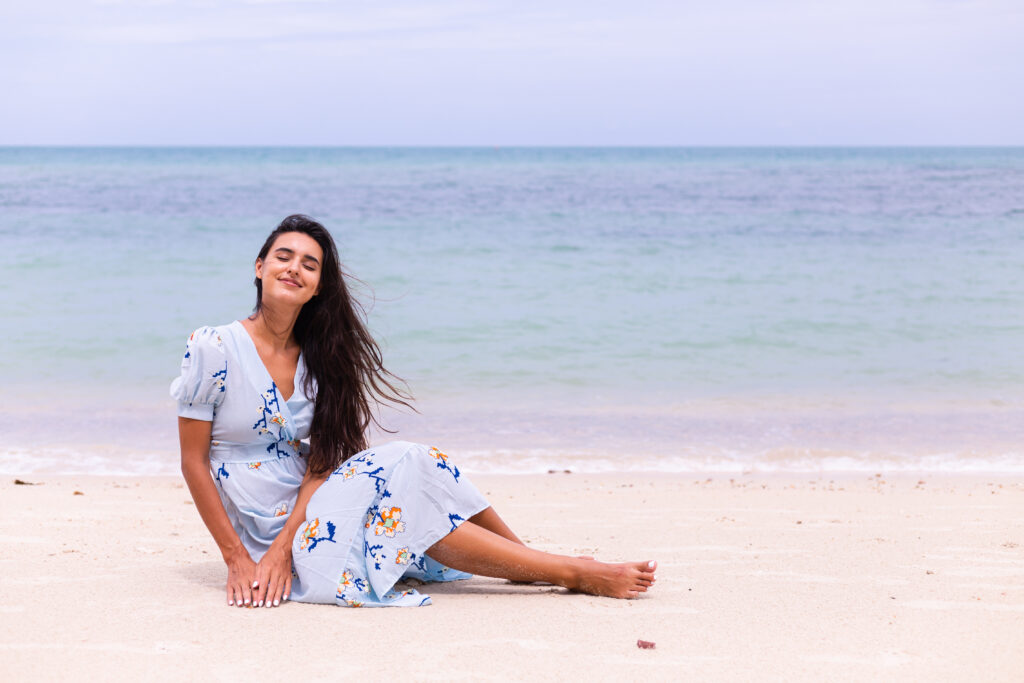 Chilling at a Goa beach